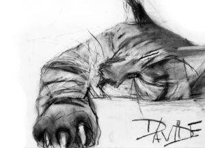 Oscar Dreaming greetings card